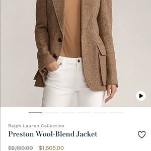 Lauren Ralph Lauren Preston Wool-Blend Jacket Women’s size 10P